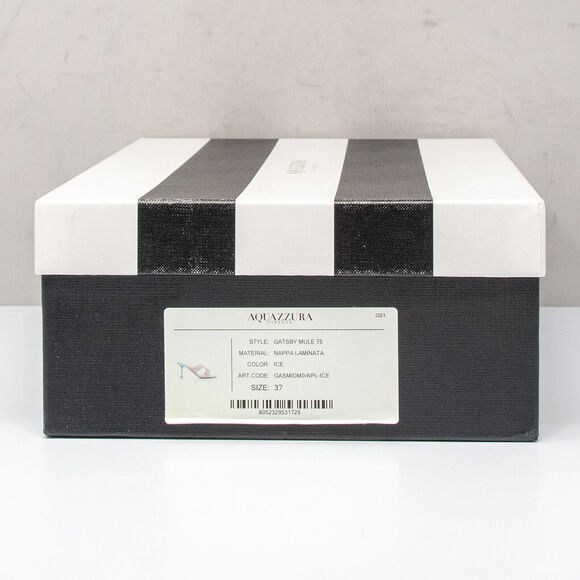 Aquazzura Gatsby Ice Blue Mules, Size 37 EU (7 US) - Picture 7 of 8